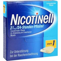 NICOTINELL 21 mg/24-satna žbuka 52,5 mg, 14 sati