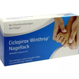Ciclopirox Winthrop nail polish, 6 g