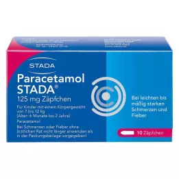 PARACETAMOL STADA 125 mg čepići, 10 kom