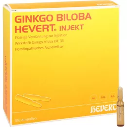 GINKGO BILOBA HEVERT Ubrizgavanje ampula, 100 ST