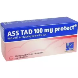 ASS TAD 100 mg Zaštitite gastrointestinalne tablete filmova, 50 sati