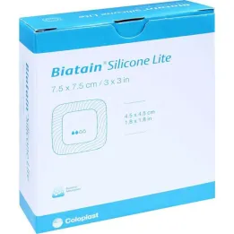 Biatain Silicone Lite pjenasti oblog 7,5x7,5 cm, 10 kom
