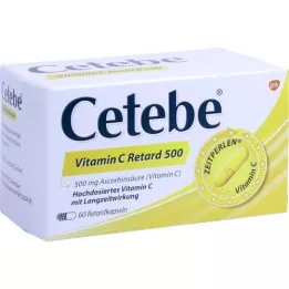 CETEBE Vitamin C retard kapsule 500 mg, 60 ST