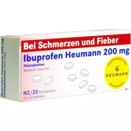 IBUPROFEN Heumann 200 mg filmom obložene tablete, 20 kom
