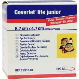 COVERLET Lite Junior Eye Cup Fan 47x67 mm, 40 ST