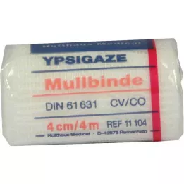 YPSIGAZE Zavoj od gaze 4 cmx4 m, 1 kom