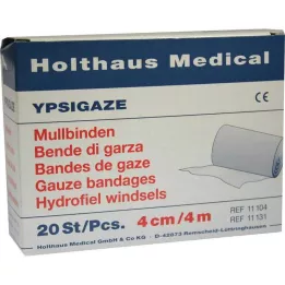 YPSIGAZE Zavoj od gaze 4 cmx4 m, 20 kom