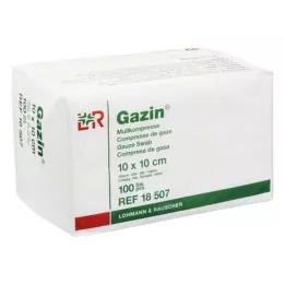 GAZIN Gaza komp. 10x10 cm nesterilna 12-struka, 100 kom