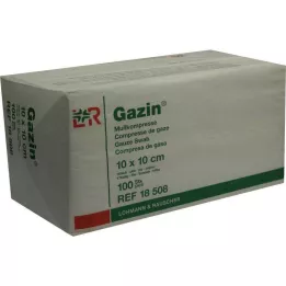 GAZIN Gaza komp. 10x10 cm nesterilna 16-kratna operacija, 100 kom