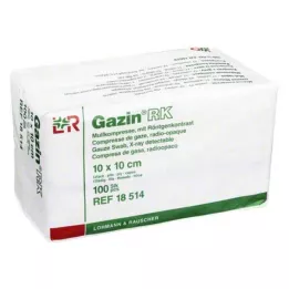 GAZIN Gaza komp.10x10 cm nesterilna 12-struka RK, 100 kom