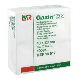 GAZIN Gaza komp.10x20 cm nesterilna 12-struka RK, 100 kom