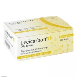 LECICARBON E CO2 Laxans čepići za odrasle, 100 kom