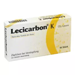 LECICARBON K CO2 Laxans dječji čepići, 10 kom