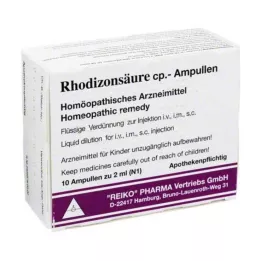 RHODIZONSÄURE cp.Ampule Otopina za injekciju, 10X2 ml
