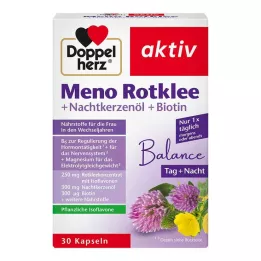 DOPPELHERZ Meno crvena djetelina+ulje noćurka+biotin kap., 30 kom