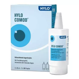 HYLO-COMOD Kapi za oči, 2X10 ml