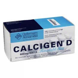 CALCIGEN D 600 mg/400 I.E. tablete za žvakanje, 120 kom
