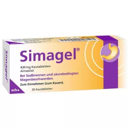 SIMAGEL Tablete za žvakanje, 20 kom