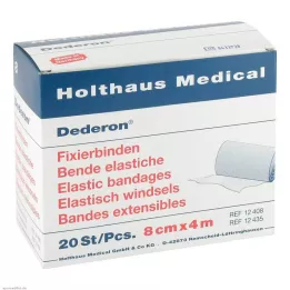 DEDERON Fiksni zavoji 8 cmx4 m, 20 kom