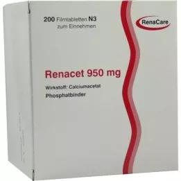 RENACET 950 mg tablete prekrivenih filmom, 200 ST