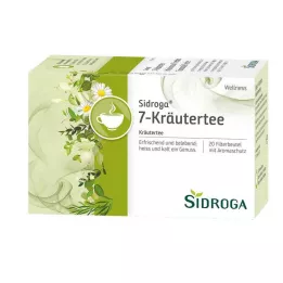 SIDROGA Wellness 7-filter vrećice biljnog čaja, 20X2,0 g