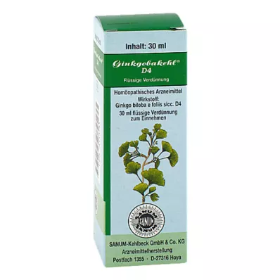 GINKGOBAKEHL D 4 kapi, 30 ml