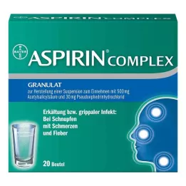 ASPIRIN COMPLEX Btl.m.Gran.z.Herst.e.Susp.z.Einn., 20 kom
