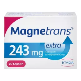 MAGNETRANS extra 243 mg tvrde kapsule, 20 kom