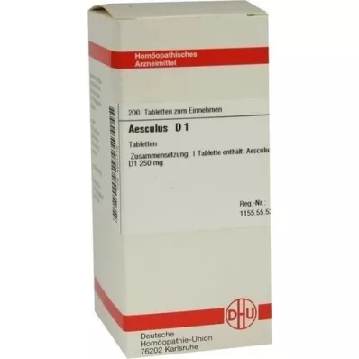 AESCULUS D 1 tablete, 200 ST