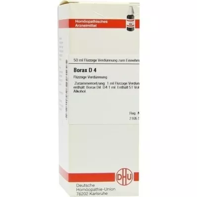 BORAX D 4 razrjeđenje, 50 mL BORAX D 4 razrjeđenje, 50 mL