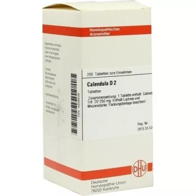 CALENDULA D 2 tablete, 200 ST CALENDULA D 2 tablete, 200 ST