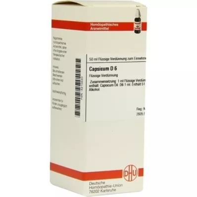 CAPSICUM D 6 Razrjeđenje, 50 mL