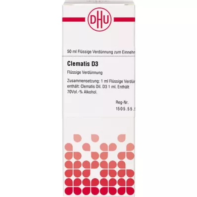 CLEMATIS D 3 razrjeđenje, 50 ml CLEMATIS D 3 razrjeđenje, 50 ml
