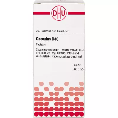 COCCULUS D 30 tableta, 200 kom