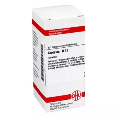 CROTALUS D 12 tableta, 80 kom CROTALUS D 12 tableta, 80 kom