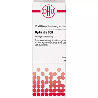 HYDRASTIS D 60 razrjeđenje, 20 ml HYDRASTIS D 60 razrjeđenje, 20 ml