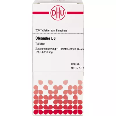 OLEANDER D 6 tablete, 200 ST OLEANDER D 6 tablete, 200 ST