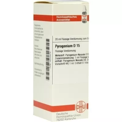 PYROGENIUM D 15 Razrjeđenje, 20 ml PYROGENIUM D 15 Razrjeđenje, 20 ml