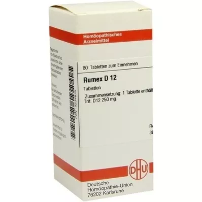 RUMEX D 12 tableta, 80 kom RUMEX D 12 tableta, 80 kom