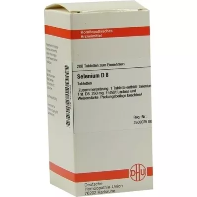 SELENIUM D 8 tablete, 200 ST SELENIUM D 8 tablete, 200 ST