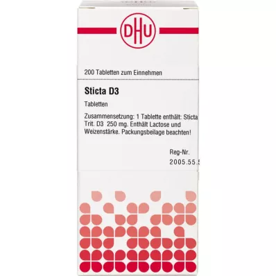 STICTA D 3 tablete, 200 ST