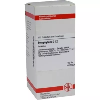 SYMPHYTUM D 12 tablete, 200 ST