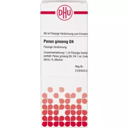 PANAX GINSENG D 4 Razrjeđivanje, 50 ml