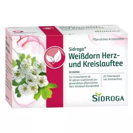 SIDROGA Filter vrećice čaja od gloga za srce i krvotok, 20X1,5 g
