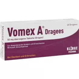 VOMEX A Dragees 50 mg covered tablets, 20 pcs