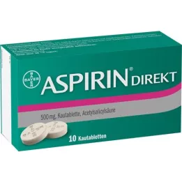 ASPIRIN Tablete za žvakanje dijeta, 10 sati