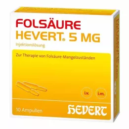 FOLSÄURE HEVERT Ampule od 5 mg, 10 kom