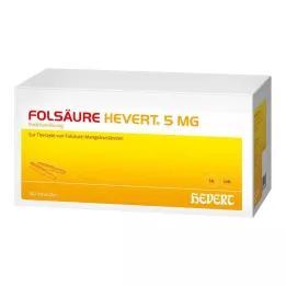 FOLSÄURE HEVERT Ampule od 5 mg, 100 kom