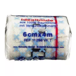 IDEALBINDE 6 cm sa stezaljkom, 1 kom
