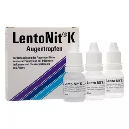 LENTO NIT K kapi za oči, 3X10 ml